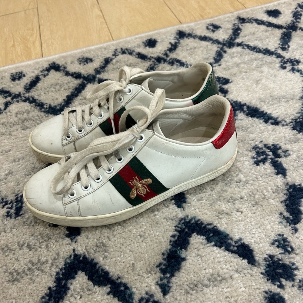 Gucci Ace Sneakers 💚❤️ - Picture 5 of 8